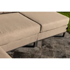 Exotan Sicilië Loungeset Rechts - Taupe -Tuin & Buiten 9551278