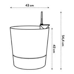 Elho Greensense Aqua Care - Rond - Ø 43 Cm 9 Elho Greensense Aqua Care - Rond - Ø 43 Cm -Tuin & Buiten 9759905