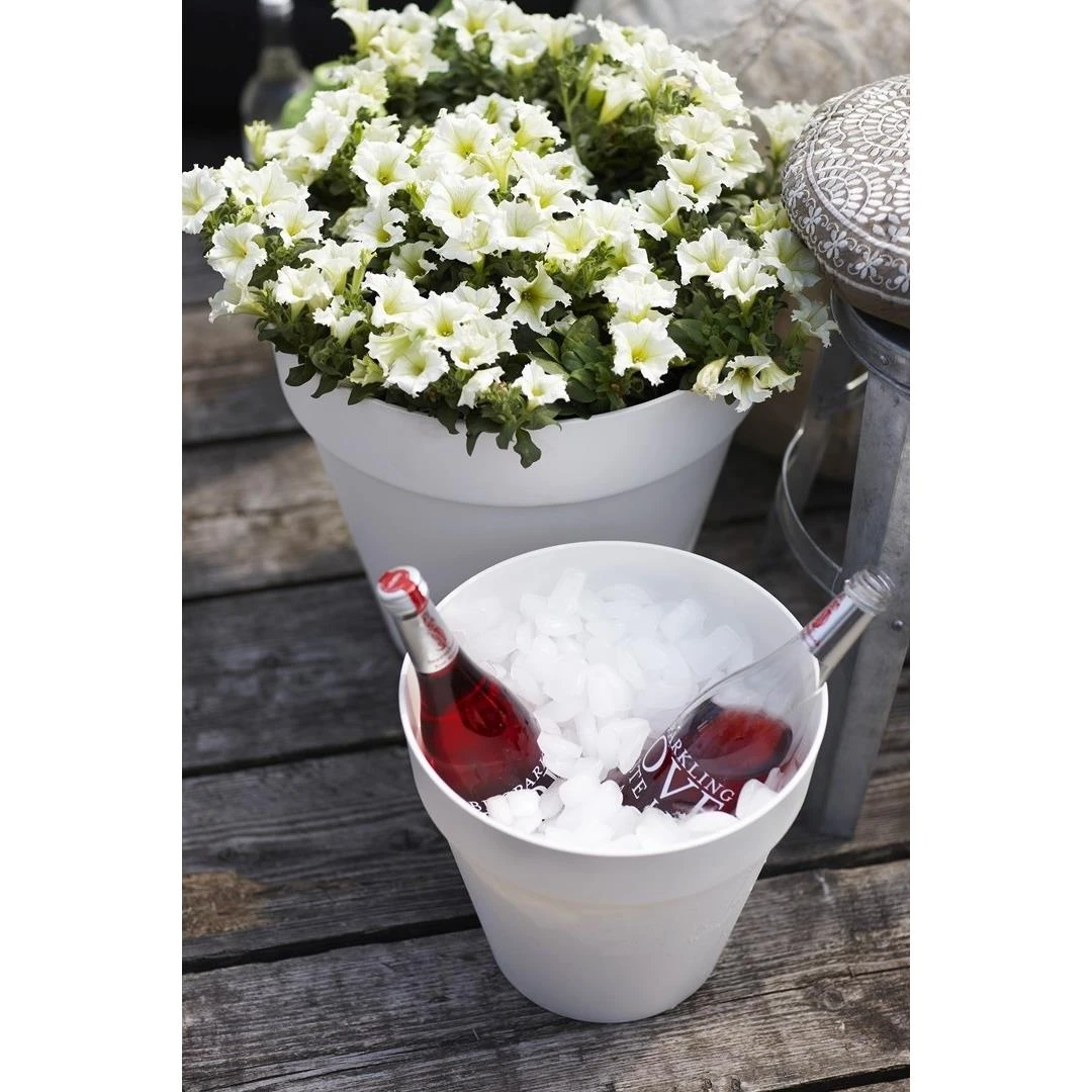 Elho Loft Urban Round Bloempot 40 Cm Met Wielen Elho Loft Urban Round Bloempot 40 Cm Met Wielen -Tuin & Buiten 9940086